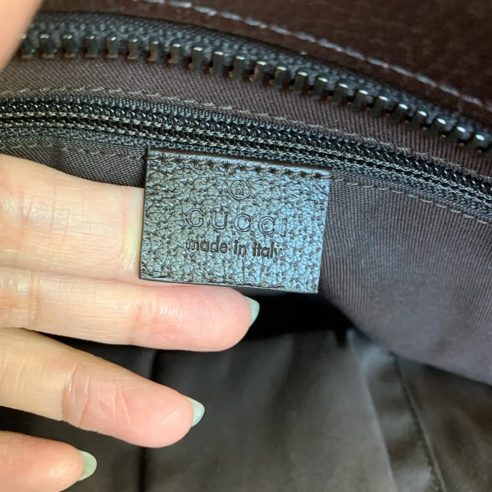 NWT Authentic Gucci Woven GG Large Tall Tote Bag​